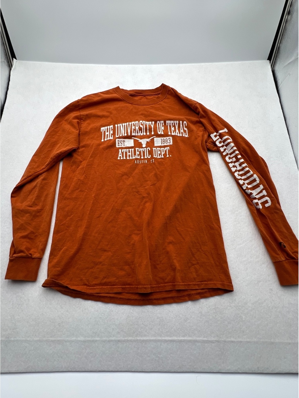 Texas Longhorns University of Texas Burnt Orange Long Sleeve Shirt (SKU 0438)